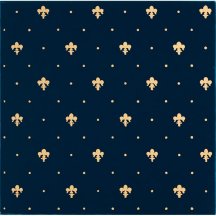 Petracers Grand Elegance Gold Giglio Oro Su Blu 20x20
