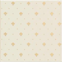 Petracers Grand Elegance Gold Giglio Oro Su Panna 20x20