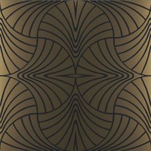 Petracers Swing Piuma Ottone Su Nero Matt 60x60