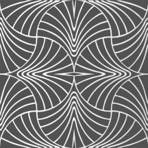 Petracers Swing Piuma Silver Su Bianco Matt 60x60