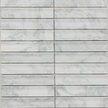 Pixel Mosaic Венеция Bianco Carrara Concave 30.5x31.8