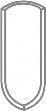 Provenza Evo Q Cove Base Angolo Interno Light Grey 2.5x16