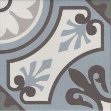 Revoir Paris La Madeleine Lilou Bleu 20x20