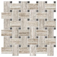 Ricchetti Italian Icon Vein Cut Chesterfield Mix Caldo Mosaico Nat 42.1x42.1