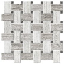 Ricchetti Italian Icon Vein Cut Chesterfield Mix Freddo Mosaico Nat 42.1x42.1