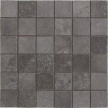 Ricchetti Les Dalles Des Chateaux Mosaico 5x5 Noir 33.3x33.3