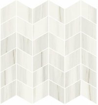 Ricchetti Marble Boutique Mosaico Chevron Lasa White 30x30