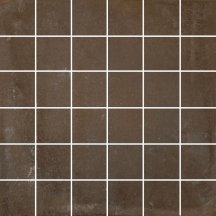 Ricchetti Remix Ruggine Mosaico 5x5 Naturale Rettificati 30x30