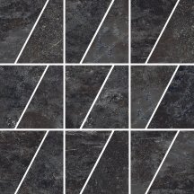 Rondine Ardesie Dark Mosaico Trapezio 30x30