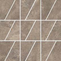 Rondine Ardesie Taupe Mosaico Trapezio 30x30