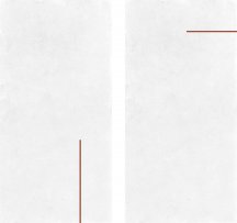 Rondine Concrete White Dec Frame Rect 40x80
