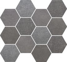 Rondine Loft Dark Mosaico Esagona 35x30.3