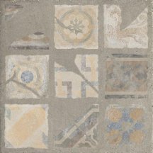 Rondine Loft Grey Dec Pompei Rect 100x100
