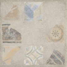 Rondine Loft Light Grey Dec Pompei Rect 100x100