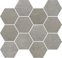 Rondine Loft Taupe Mosaico Esagona 35x30.3