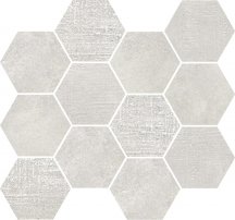 Rondine Loft White Mosaico Esagona 35x30.3