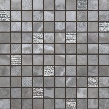 Rondine Pietre Di Fiume Antracite Mosaico Mix 30x30