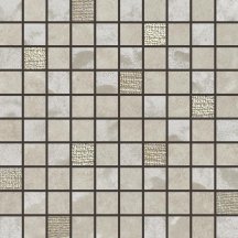 Rondine Pietre Di Fiume Beige Mosaico Mix 30x30