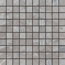 Rondine Pietre Di Fiume Grigio Mosaico Mix 30x30