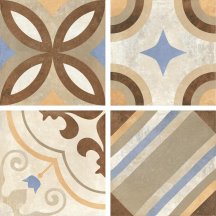 Rondine Swing Decor Beige Multicolor Mix 20.3x20.3