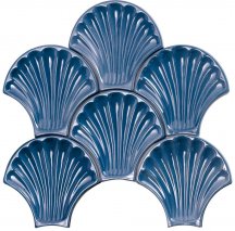 Sartoria Artigiana Le Conchiglie 05 Blu 15.5x15