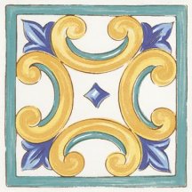 Savoia Antiche Riggiole Napoletane Ang. Marechiaro 11x11