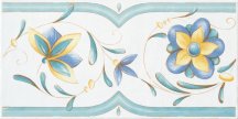Savoia Antiche Riggiole Napoletane Fascia Posillipo 17x34