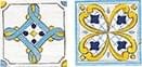 Savoia Cotto Mediterraneo Seiano Blu Tozzetto 11x11