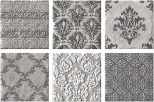 Serenissima Cir Biarritz Inserto Aloha Cendre 20x20