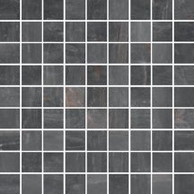 Serenissima Cir Fossil Mosaico 3x3 Piombo Ret 30x30