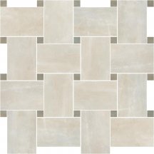 Serenissima Cir Fossil Mosaico Basket Crema Ret 30x30
