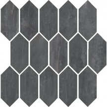 Serenissima Cir Fossil Mosaico Losanga Piombo Ret 30x30