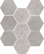 Serenissima Cir Riabita Esagona Fabric Minimal 24x27.7