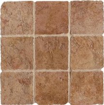 Settecento Maya Azteca Tozzetto Granato 10.5x10.5