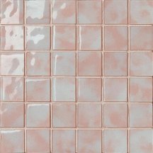 Settecento Musiva Rosa Cipria 4.5x4.5 Su Rete 28.6x28.6