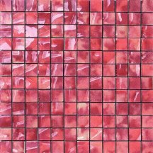 Settecento Musiva Rosso Corallo 2.2x2.2 Su Rete 28.6x28.6