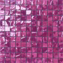 Settecento Musiva Rosso Vino 2.2x2.2 Su Rete 28.6x28.6