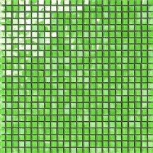 Settecento Musiva Verde Avocado 1x1 Su Rete 28.6x28.6