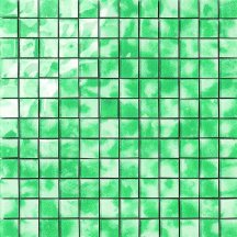 Settecento Musiva Verde Menta 2.2x2.2 Su Rete 28.6x28.6