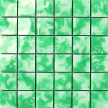 Settecento Musiva Verde Menta 4.5x4.5 Su Rete 28.6x28.6