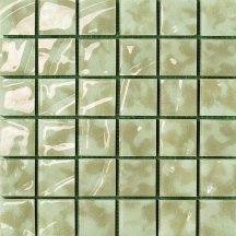 Settecento Musiva Verde Muschio 4.5x4.5 Su Rete 28.6x28.6