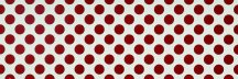 Settecento Neo Pop Les Pois Red On White 24x72