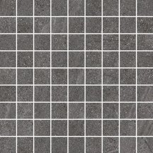 Settecento Nordic Stone Mosaico Anthracite 3.1x3.1 Su Rete 29.9x29.9