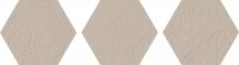 Settecento The Wharfs Decoro Esagona City Garden Caramel Set 3 Pcs 26x30