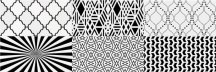 Super Ceramica Blancos Camaleonte Decor Mix Negro 20x60