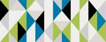 Super Ceramica Happy Dec Triangoli Freddo 20x50