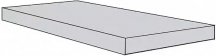 Tagina Concreta Elemento L Grigio Scuro 20 mm DX 33x120