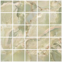 Tagina Onice Reale Mosaico Smeraldo 30x30