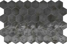 Terratinta Betonmetal Black Steel Hexa Glossy 15x17.1