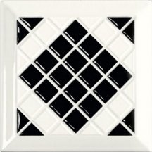 Tonalite Diamante Decor Kyoto Nero 15x15